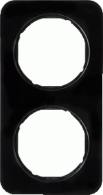 Hager Berker R1 zwart - Afdekraam 10122145 - 4011334392613 - Berker