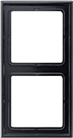 Jung LS990 - Afdekraam LS982SW zwart glans - 4011377868700 - Jung