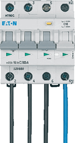 Eaton Holec Systeem 55 - Aardlekautomaat 3P+N - C16A/30mA karakteristiek-B 1742432 - 8711426741553 - eaton