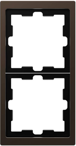 Schneider-Merten afdekraam 2-voudig - D-Life mocca metallic - MEG4020-6552 - 4042811198138 - Schneider