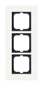 ABB Busch-Jaeger Carat GLAS Alpinwit - Afdekraam 1723-811 - 2CKA001754A4444 - 4011395157039 - Busch-Jaeger