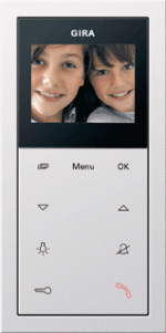 GIRA huisstation video ob gira f100 zuiver wit - 1279112 - 4010337072218 - GIRA