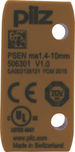 Pilz Magnetische naderingsschakelaar | 506301 1,4-10mm 1actuator PSEN ma 506301 - 1 op voorraad! - 4046548060225 - PILZ