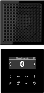 Jung Smartradio dab+mono & BT LS990 zwart - DABLS1BTSW - DABLS1BTSW - Jung
