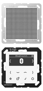 Jung DABA1BTWW Smart Radio DAB+ mit Bluetooth-Set Mono Alpinweiß Serie A / AS - 4011377172647 - Jung