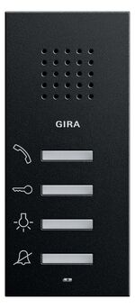 GIRA huisstation opbouw systeem 55 mat zwart - 1250005 - 4010337038641 - GIRA