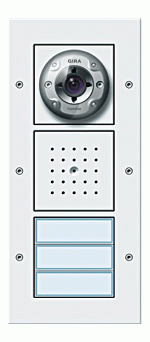 Gira deurstation video opbouw 3-voudig deurcommunicatie - 127066 - 4010337270669 - GIRA