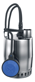 Grundfos Unilift KP 150-A1 Vuilwaterdompelpomp kabellengte 10 meter | 011H1600 - opvoerhoogte 5,5 meter - 8,5M3/H - 5700391115486 - grundfos