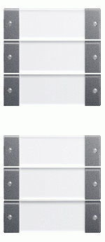 Gira KNX wippensets voor tastsensor 3 - 213628 - 4010337081500 - GIRA