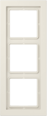 Jung LS range afdekraam 3V creme RAL 1013 - LSD983W - zwevend - 4011377039834 - Jung