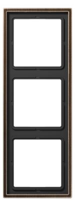 Jung LS990 - Afdekraam ME2983AT Messing antiek - 4011377099548 - Jung