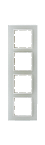 Hager Berker B7 glas polarwit glanzend - afdekraam 10146909 - 10146909 - Berker