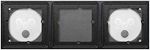 GIRA system 106 AP 3 modulen WIT RAL 9016 - 5503902 - 5503902 - 