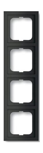 ABB Busch-Jaeger Future Lineare zwart mat afdekraam 1724-885k - 1754-0-4422 - 4011395128336 - Busch-Jaeger