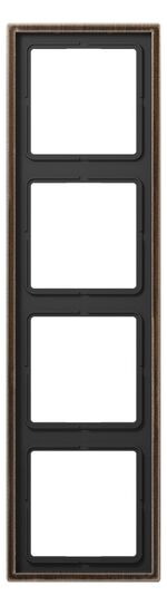 Jung LS990 - Afdekraam ME2984AT Messing antiek - 4011377099586 - Jung