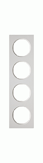 Hager Berker R3 polarwit - Afdekraam 10142289 - 4011334393375 - Berker
