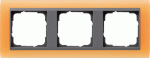 Gira Event Opaque oranje / antraciet afdekraam 3-voudig - 021387 - 4010337213871 - GIRA