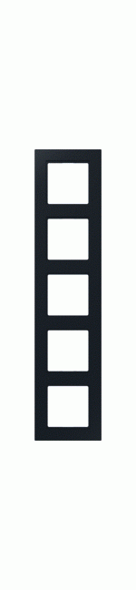 Jung A550 - Afdekraam A5585BFSWM Grafietzwart mat - 4011377190740 - Jung
