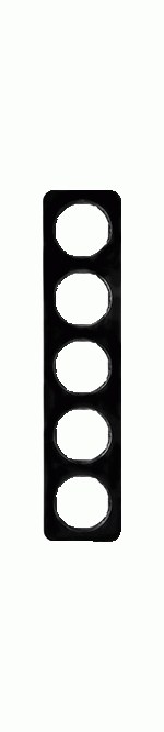 Hager Berker R1 zwart - Afdekraam 10152145 - 4011334392910 - Berker