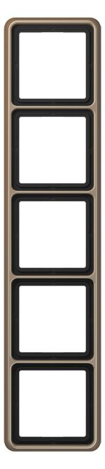 Jung CD500 - Afdekraam CD585GB Goud brons - 4011377058200 - Jung