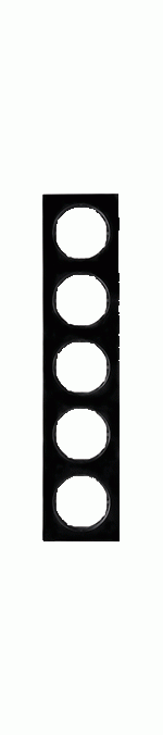 Hager Berker R3 zwart - Afdekraam 10152245 - 4011334393429 - 