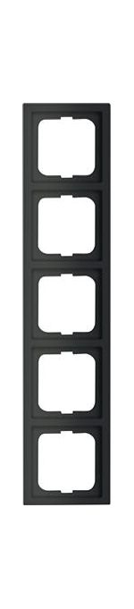 ABB Busch-Jaeger Future Lineare zwart mat afdekraam 1725-885k - 1754-0-4423 - 4011395128343 - Busch-Jaeger