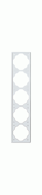 ABB Busch-Jaeger Impuls alpinwit afdekraam 1725-74 - 1754-0-2452 - 4011395542705 - Busch-Jaeger