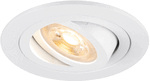 SLV Elektronik NEW TRIA GU10 ROUND downlight mat wit max. 50 W incl. spiraalveerklem - 1007374 - 4024163276153 - SLV