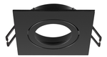 SLV 1007329 NEW TRIA 68, mat zwart, plafondinbouwring, zwenkbaar L: 8,2 B: 8,2 H: 2,6 cm - inbouwgat 68mm - 4024163276603 - SLV