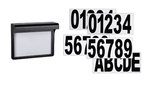 Paulmann SOLAR Huisnummer verlichting warm wit Dayton 2 - 95388 - kleur Antraciet - incl. accu - 4000870953884 - Paulmann