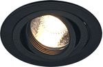 SLV Elektronik SLV NEW TRIA I GU10 spot mat zwart - rond - 113490 - 4024163137089|47282 - SLV