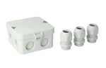 AK1 Kabeldoos + 3 wartels M25 IP65 XL - AT2500 - 8712259521442 - 