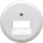 Hager Berker Serie 1930 polarwit - centraalplaat 1409 - WTF4108WG - 3250610090190|1409 - Berker