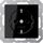 Jung A Range - Wandcontactdoos A1520NSW Glanzend Zwart - 4011377057739 - Jung