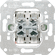 Gira basiselement - serie impulsdrukker 015500 - niet meer levebaar - vervanger 315500 - 015500 - GIRA