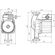 Wilo Star Z tapwaterpomp Max. Debiet 3,1 m3/h - 25/2 - 230 V - PN10/ 1 1/2" (40) - L=96mm PN10 1/2" bi messing - opvoerhoogte 2mtr - 4029062 - 4016322364221 - Wilo