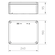 OBO KABELDOOS 25MM2 500V, IP66 240X190X95, PP/GF, LICHTGRIJS, 7035 - 2007287 - 4012195246879 - OBO
